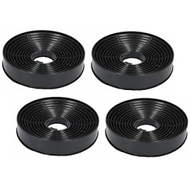 Activated Carbon Filter for Cooker Hood - Carbon Filter for Silverline AF 90, KUL 1, Delta, Kubik, Gamma, Esty - Economy Set of 4