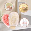 2 Pieces Bath Gloves Exfoliating Bath Gloves Bath Sponge Deep