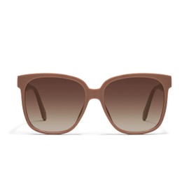 Quay - Womens Sunglasses, Square Lenses with UV Protection, Oversized Sunglasses (Wide Awake, Brown)