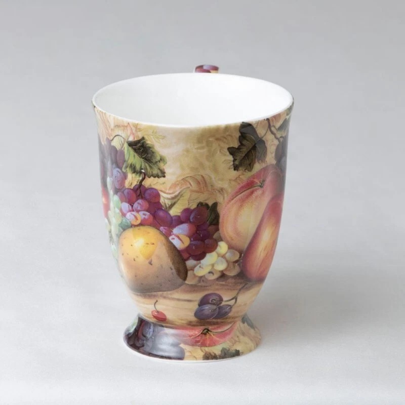 Grace's Teaware Gracie Fine Bone China Vintage Orchard Coffee /Tea