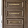 khtumeware 10 Pack 8 Inch(203mm) Brushed Brass Cabinet Pulls Warm