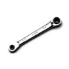 Capri Tools 4-in-1 120-Tooth Box End Reversible Ratcheting Wrench, 5/16,