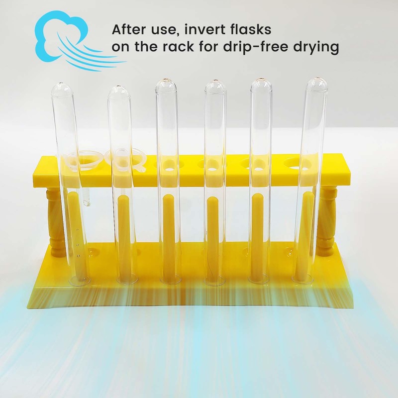 Daily Treasures 65pcs Discreet Tampon Flask Set-20 Reusable Tube Flasks(15ml)