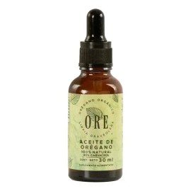 ORE - Aceite de Orégano Orgánico 100% Natural | 80% Carvacrol Grado Alimenticio | 30ml de origen silvestre - 30ml - Top Quality