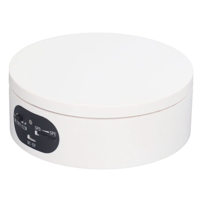 Rotating Display Stand 5.5lb Load Capacity 360 Degree Photography Turntable