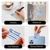 YIKIADA 500 PCS Oil Change Stickers Vinyl 2 Inches Clear