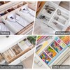 sourcing map 4 Pcs Plastic Drawer Dividers Organizer 11"-18" Adjustable
