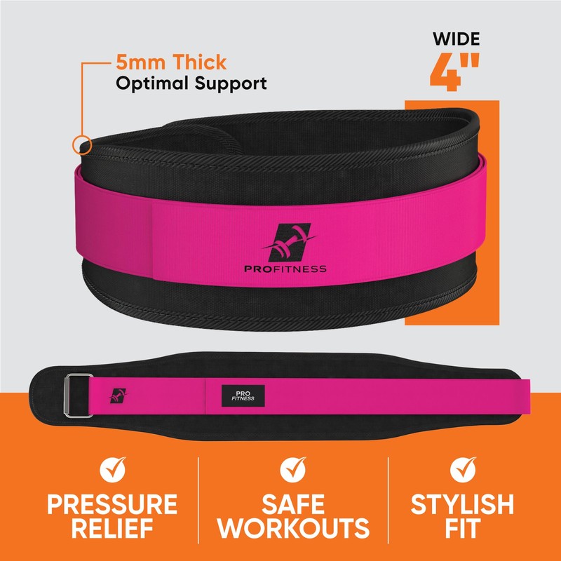 Womens Lifting Belt and Weight Belt for lunges - Womens