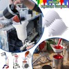 200 Pcs Paint Strainers 190 Filter Tips, Nylon Mesh Cone