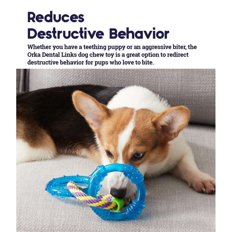 Petstages Orka Dental Links Dog Chew Toy
