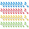 CENBEN 40PCS Plastic Clothes Pegs for Washing Line, Coloured Soft