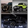 JESUO For Dodge D100 D200 D300 Pickup 7inch Round LED