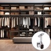 INCREWAY 4 PCS Silver Corner Closet Rod Support Bracket 90