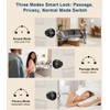 Fingerprint Door Lock, Smart Fingerprint Door Knob with Keypad, Biometric