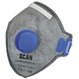 Scan SCAPPEP2OFFV FFP2 Premier Fold Flat Odour Valved Masks Pack of 3