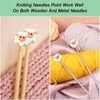 10 Pcs Knitting Needle Stoppers, Knitting Needle Point Protectors Cute