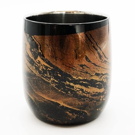 Lacquer Out Lacquer Sink 2 Double Lock Cup kurodaruma Black byakudan scw-60 – D501 