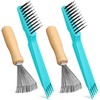Boao 4 Pcs Hair Brush Cleaning Tool Comb Cleaner Brush
