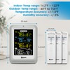 U UNNI Wireless Weather Station with 3 Outdoor Sensors, 4.5