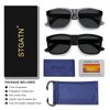 STGATN Polarized Mens Sunglasses, 2 Packs, No Slip Matte TR90