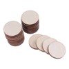 LIANHATA 50 Pieces Round Wood Pieces Wood Set of 50