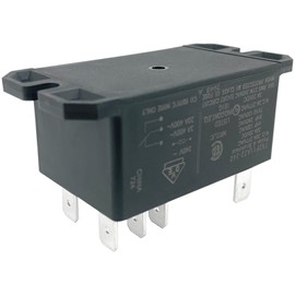 T92P11A22-240 Power Relay (1-Pack), 8-Pin DPDT 2-Pole 30A 240VAC Coil General Purpose Replacement Component, Heavy Duty Contactor for Industrial Motor Control & HVAC/R Systems, Replaces T92 Series