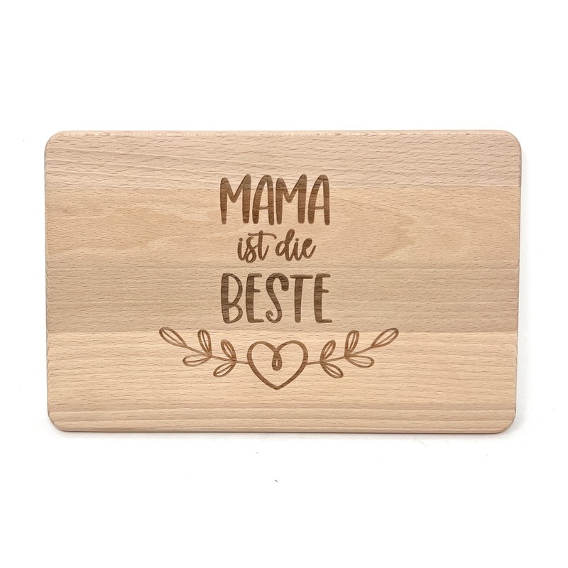 Mother's Day Gift Idea – Wooden Breakfast Board with High-Quality