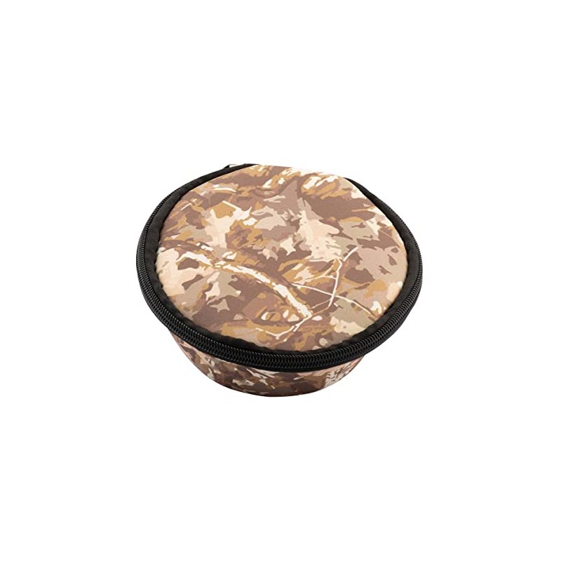 キャプテンスタッグ(CAPTAIN STAG) シェラカップケース 320 ポケット付 CSサンドカモフラージュ UH-3048 外径135×高さ70mm