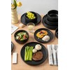 FOBENTA 10.5-inch Ceramic Dinner Plates Set of 4,Dylan Reactive Glaze