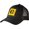 Caterpillar Equipment Black & Yellow C Block Snapback Mesh Cap/Hat