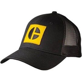 Caterpillar Equipment Black & Yellow C Block Snapback Mesh Cap/Hat