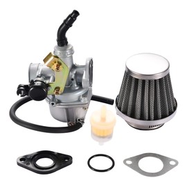 GOOFIT PZ19 Vergaser mit Luftfilter Kable Choke Ersatz für Chinesisch 50cc 70cc 90cc 110cc 125cc ATV Quad Go-kart