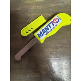 Mantto Offshore Life-raft Floating Knife with Plastic Handle High Viz Color