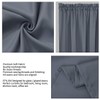 PiccoCasa Blackout French Door Curtain Panel - Blackout Door Curtain