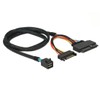 chenyang PCIe 4.0 SFF-8643 to SFF-8639 Cable with SATA Power