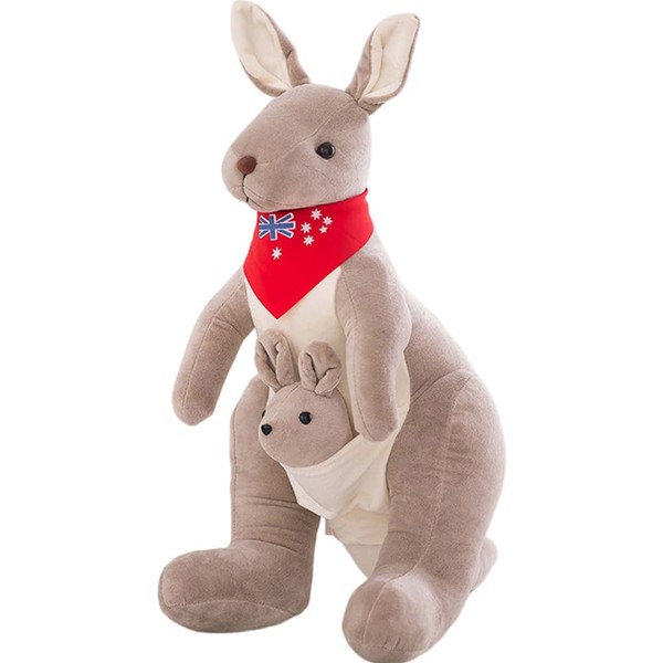 APPCRFM Kangaroo Plush Toy, Kangaroo Realistic Plush, Kangaroo Plush Toy