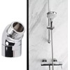 LYSAIMG 135 Degrees Handhold Shower Elbow Adapter,G1/2 Chrome Handhold Shower