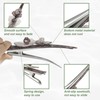 VOCOSTE Pack of 2 long metal duckbill hair clips, 5.31