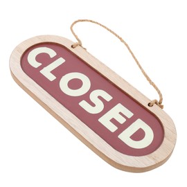 Ipetboom Rustic Hanging Plaque Double Sided Open Closed Sign for Business Decor and Craftsmanship for Store and Home Wall Decoration Easy to Display