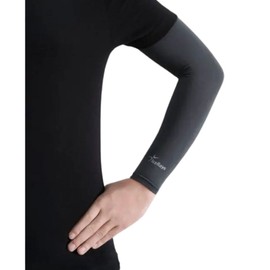 IceRays SPF 50+ UV Sun Protection & Cooling Arm Sleeves (1 pair), Charcoal