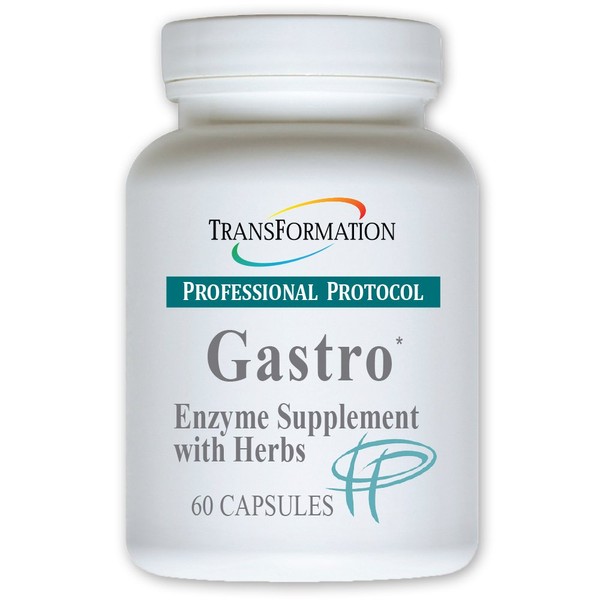 Transformation Enzyme - Gastro, Supplement with Herbs Formulated to Alleviate Gastrointestinal Discomfort and Promote Digestive Function, Support for Relief of Heartbur (60)