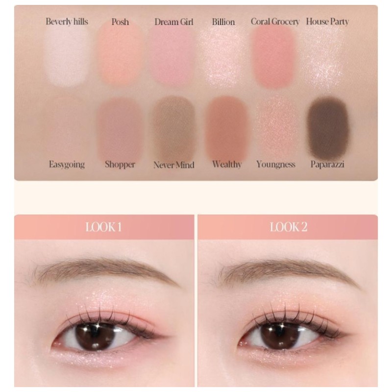 ESPOIR Eye Core Palette 9g, Color:07 Pink Oat Latte