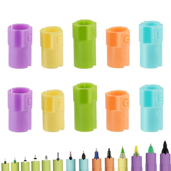 Pens Adapters for Cricut Explore 3 Air 2 Air Maker 3 Maker,Replace The Original Adapter,Compatible with Sharpie (Fine Point/Ultra Fine Point/Art/Paint/Liquid Highlighter) and Cricut Pens,10 Pack