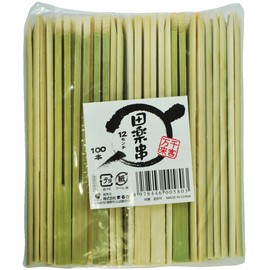 Commercial Dengaku Skewers, 4.7 inches (12 cm), Approximately 100 Pieces, 2 Pieces with 2 Sectional Tips