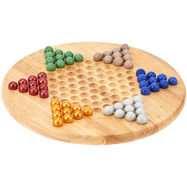 Chinese Checkers with Marbles