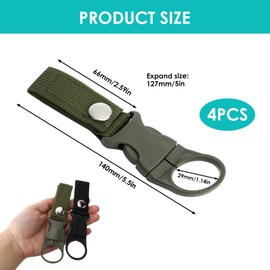 4 Pcs Bottle Hanging Buckle Clip - Outdoor Recreation Product Water Bottle Ring Holde, Sports Water Bottle Accessories