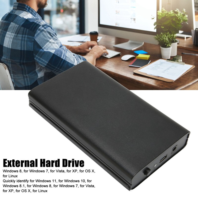 3.5in 2.5in USB3.0 to SATA HDD Enclosure 6Gbps Support SATA