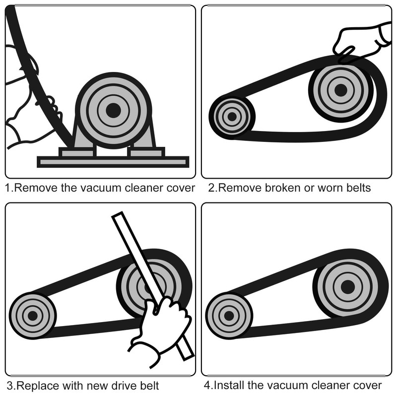 562932001 Vacuum Cleaner Belt, Compatible with Hoover Wind Tunnel Vacuum