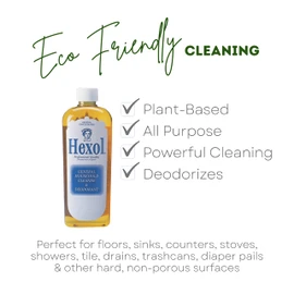 Hexol Deoderant Concentrated General Household Cleaner and Deodorant, 16 Fl. Oz, 6 Bottles, 96 Fl Oz