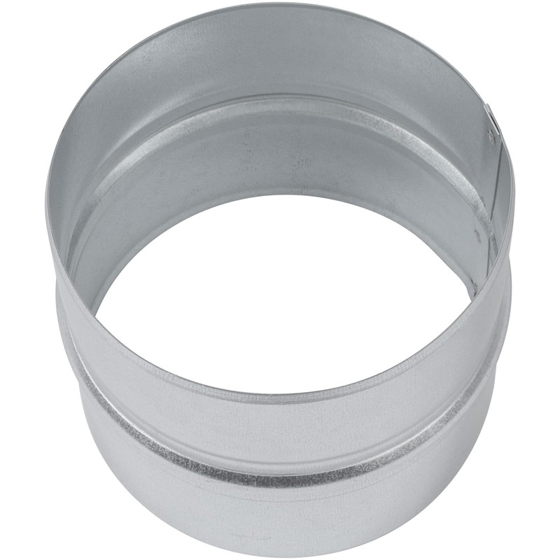 5'' Inch Galvanised Steel - Metal Duct Connector, Straight Pipe